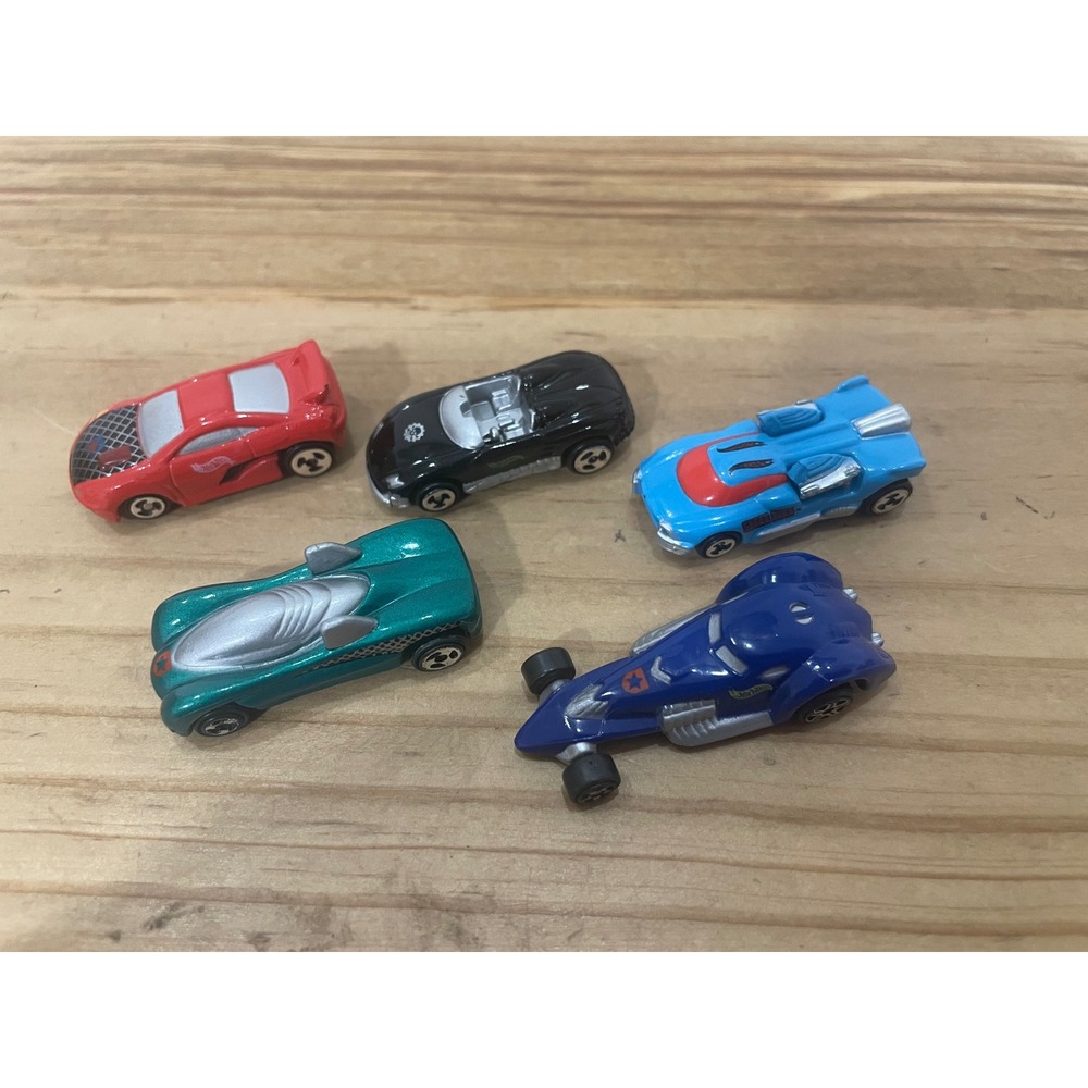 2002 Hot Wheels Planet Micro Vehicles- Lot Of 5